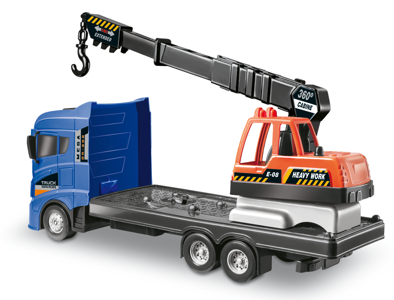 Ilustração COLEÇÃO BUILDER TRUCK GUINDASTE
