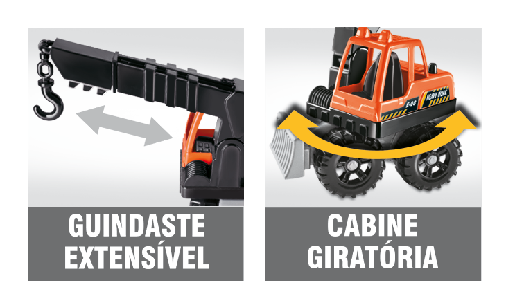 Ilustração HEAVY WORK GUINDASTE