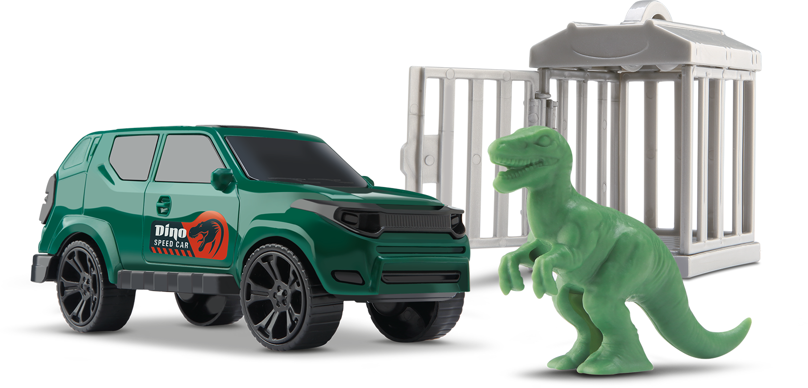 Ilustração DINO CAPTURE CARS JEEP