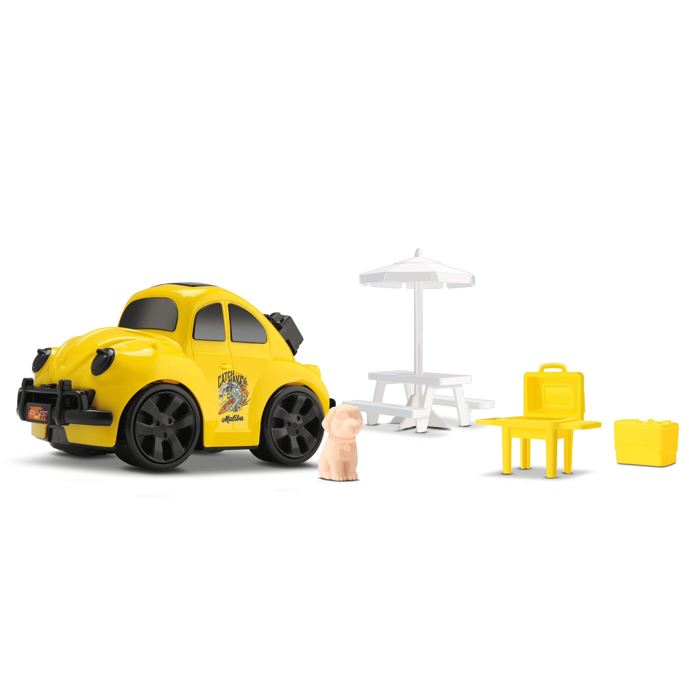 Ilustração MALIBU SURF CAMPING MALETA