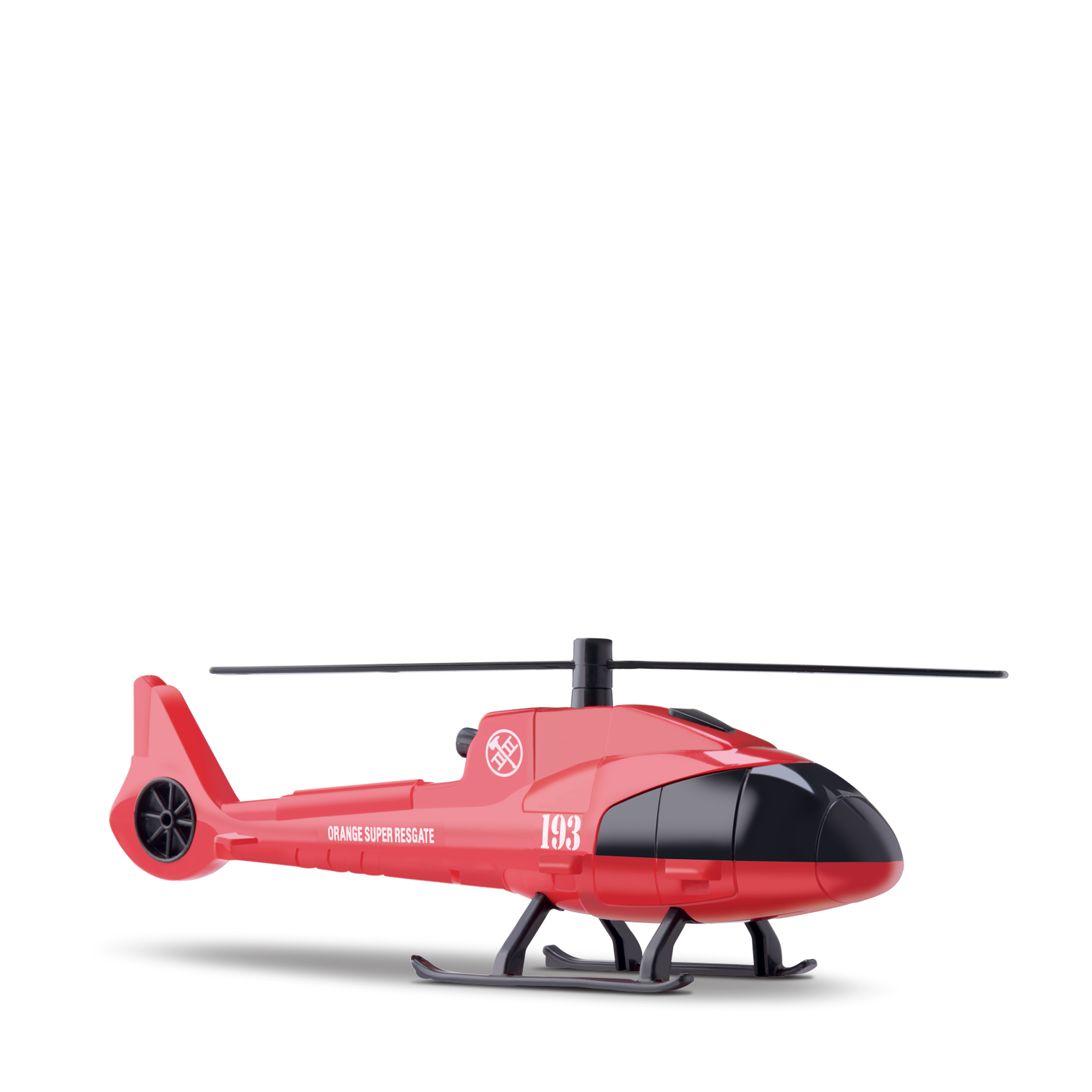 Ilustração HELICÓPTERO ORANGE SUPER RESGATE