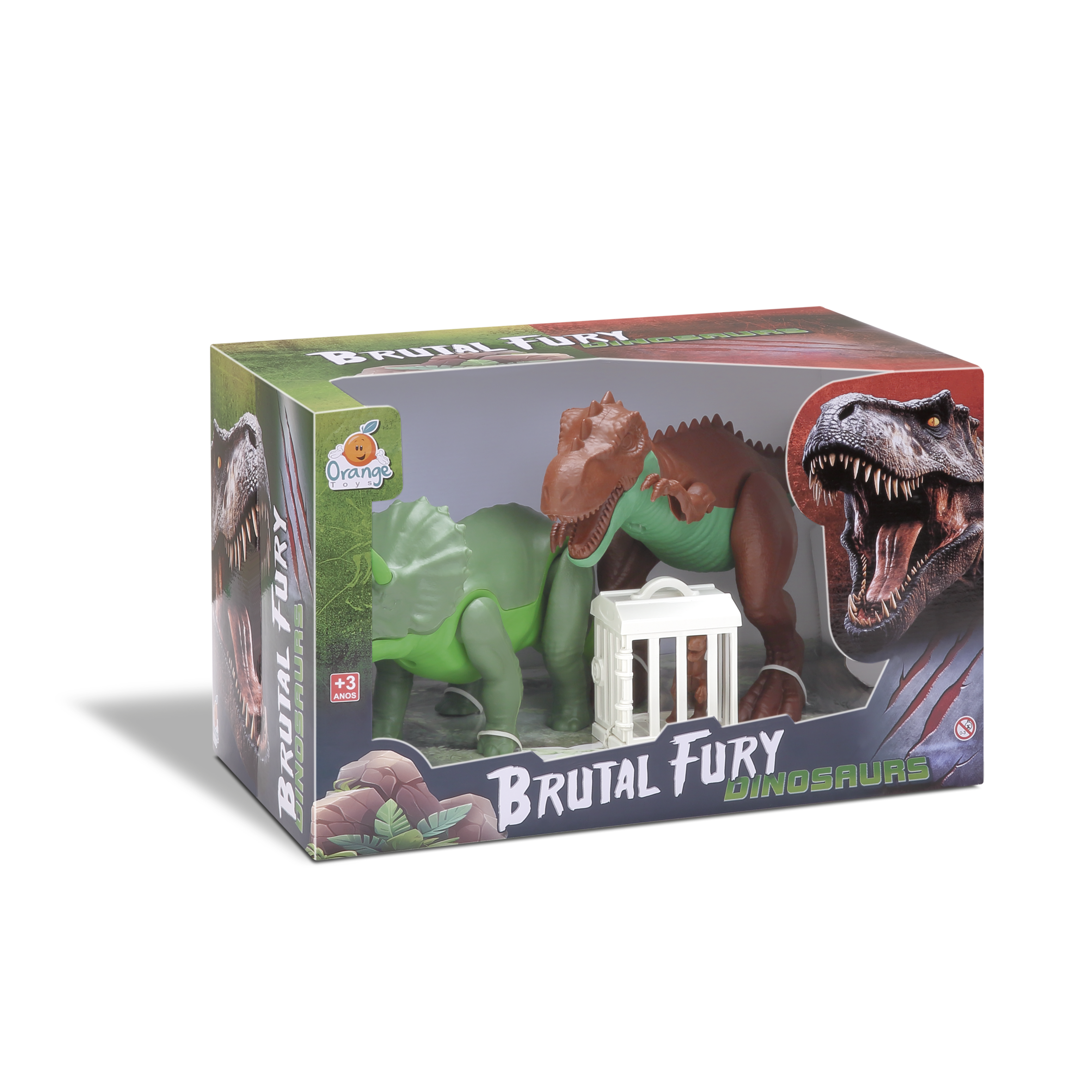 Ilustração BRUTAL FURY DINOSAURS