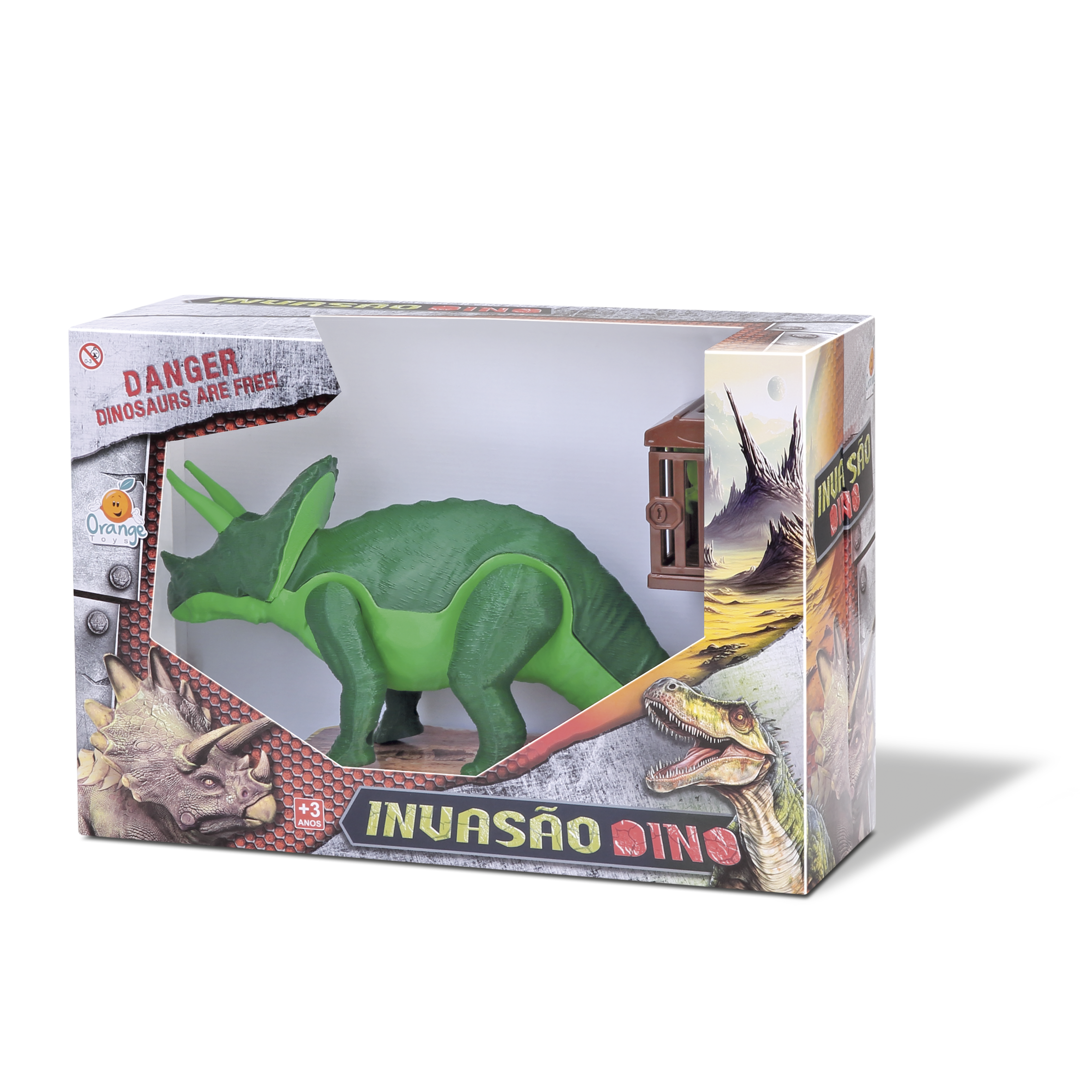 Ilustração INVASÃO DINO