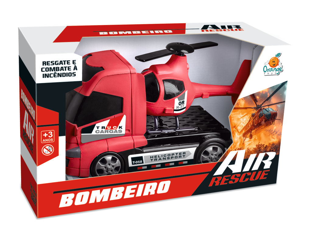 Ilustração BOMBEIRO AIR RECUE