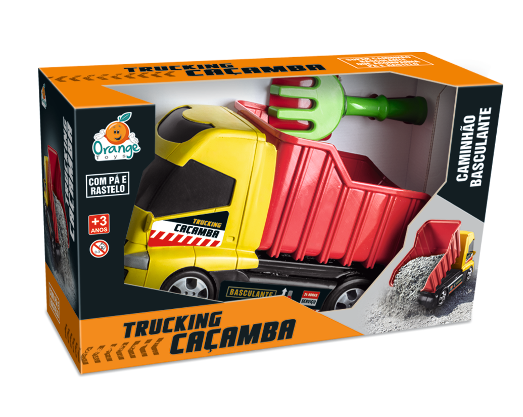Ilustração TRUCKING CAÇAMBA