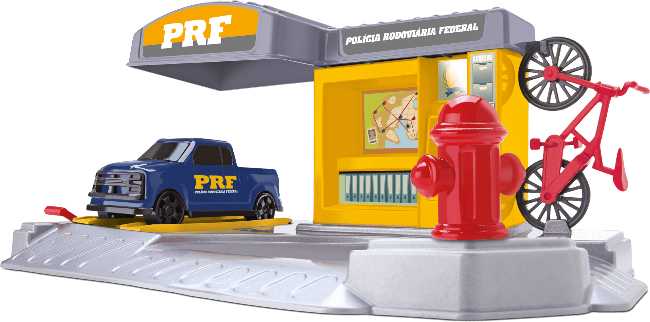 Ilustração POSTO POLICIA RODOVIÁRIA TÁTICA PICK-UP