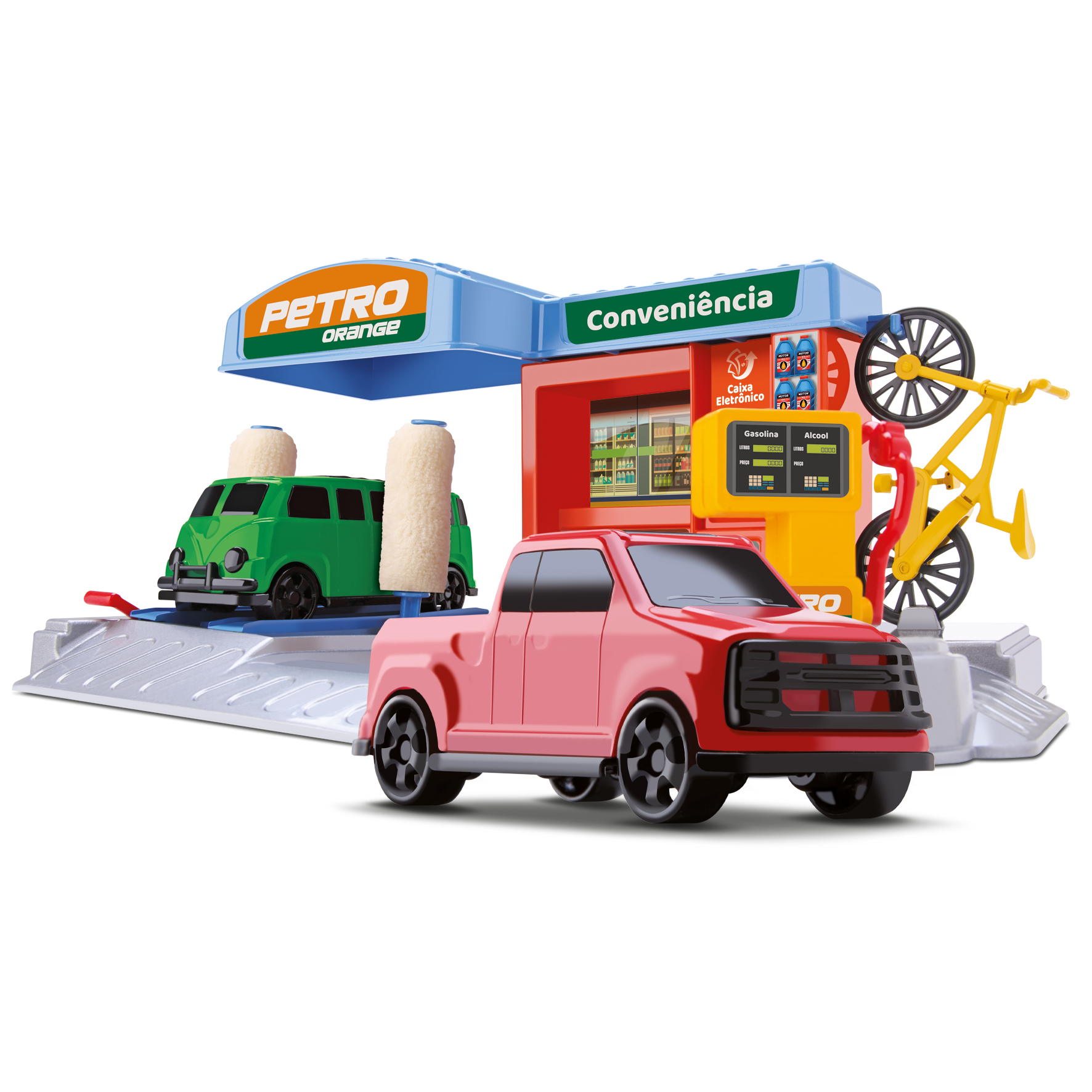 Ilustração POSTO PETRO ORANGE PICK-UP