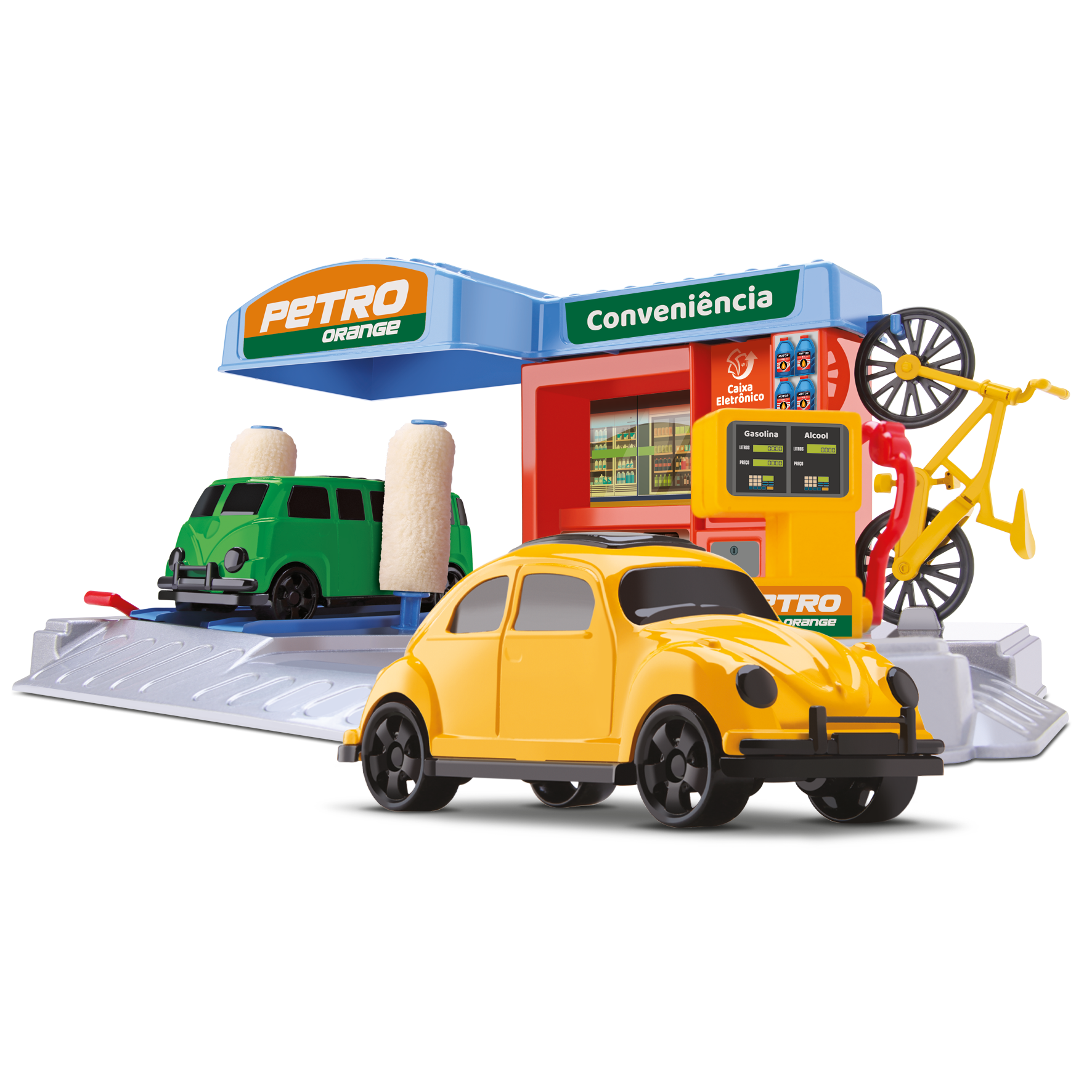 Ilustração POSTO PETRO ORANGE BUGGY