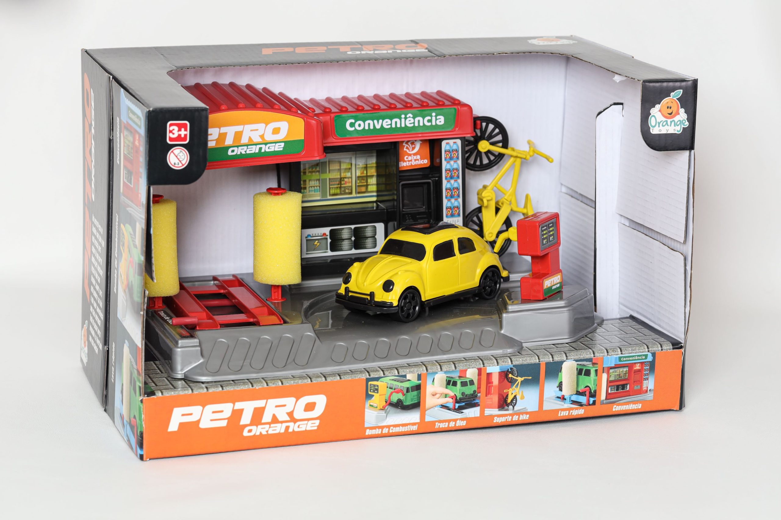 Ilustração POSTO PETRO ORANGE BUGGY