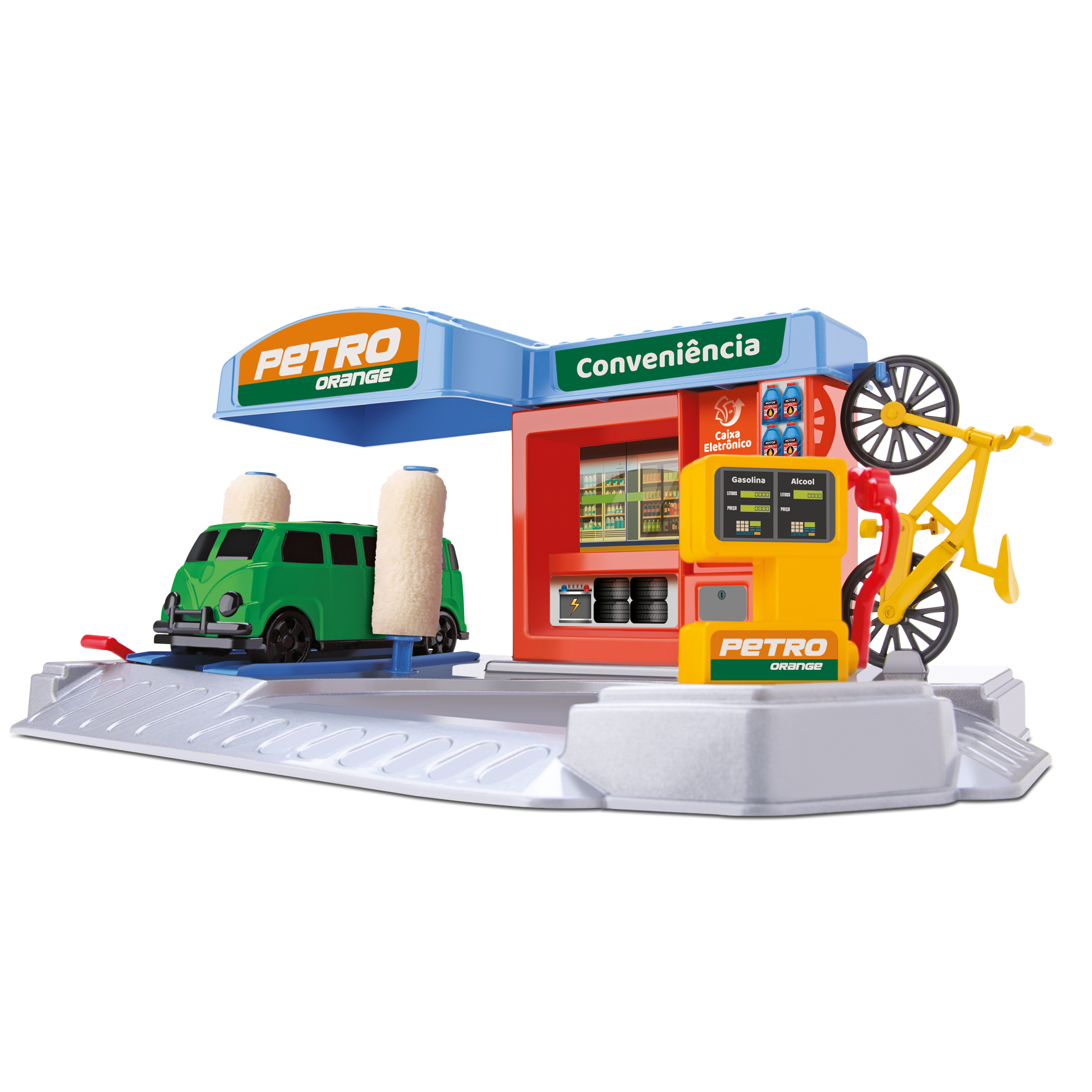 Ilustração POSTO PETRO ORANGE FURGÃO